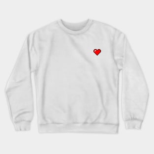 8bit heart Crewneck Sweatshirt